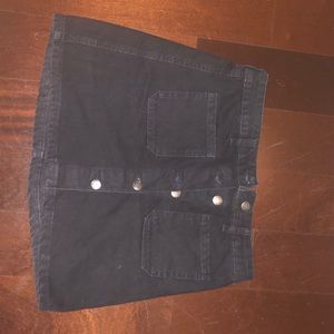 Bershka jeans Size 6 mini skirt with buttons